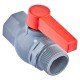 Кран шаровой Plamix PVM-1 1/2" FM PVC (PM0623)