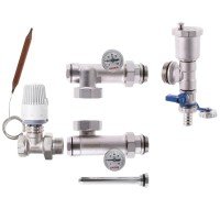 Смесительный узел для коллект. с левым подкл. Koer KR.1022L1 - 1” (без насоса) (прямой) (KR2912)