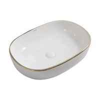 Раковина накладная Mixxus Premium ELLIPSE-0105 EDGE GOLD 600х400х150mm (MP6564) Раковина накладная Mixxus Premium ELLIPSE-0105 EDGE GOLD 600х400х150mm (MP6564)