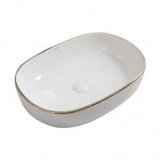 Раковина накладная Mixxus Premium ELLIPSE-0105 EDGE GOLD 600х400х150mm (MP6564) Раковина накладная Mixxus Premium ELLIPSE-0105 EDGE GOLD 600х400х150mm (MP6564)