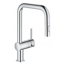 Смеситель для кухни с выдвижным изливом Grohe Minta (32322002) Смеситель для кухни с выдвижным изливом Grohe Minta (32322002)