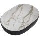 Раковина накладная MIXXUS PREMIUM ELLIPSE-0105 MARBLE-BLACK 600х400х150mm (MP6565) Раковина накладная MIXXUS PREMIUM ELLIPSE-0105 MARBLE-BLACK 600х400х150mm (MP6565)