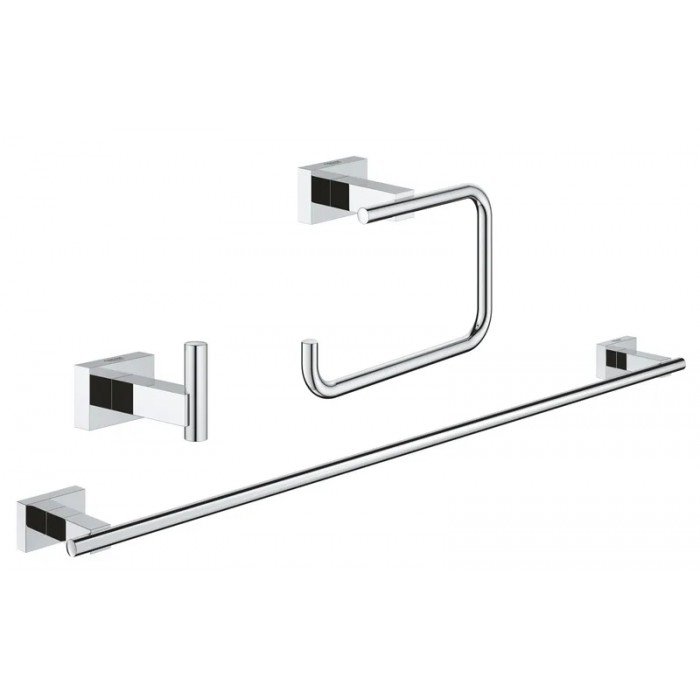 Набор аксессуаров 3 в 1 Grohe Essentials Cube New (40777001) Набор аксессуаров 3 в 1 Grohe Essentials Cube New (40777001)