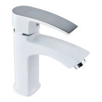 Змішувач для умивальника Mixxus Magnum 001 (Nut) White-Chrome (MI6201) Змішувач для умивальника Mixxus Magnum 001 (Nut) White-Chrome (MI6201)