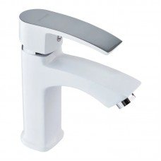 Змішувач для умивальника Mixxus Magnum 001 (Nut) White-Chrome (MI6201) Змішувач для умивальника Mixxus Magnum 001 (Nut) White-Chrome (MI6201)
