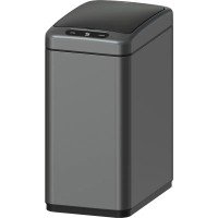 Відро для сміття сенсорне прямокутне Koer TC-020408-07 8 л колір графіт (KR5590)