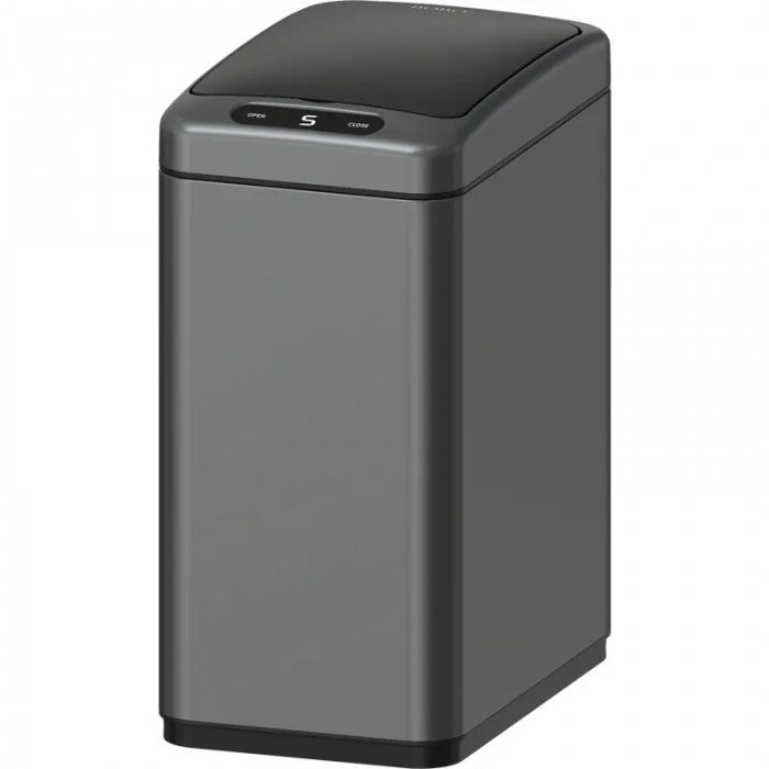 Відро для сміття сенсорне прямокутне Koer TC-020408-07 8 л колір графіт (KR5590)