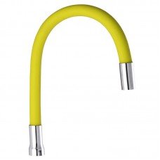 Силиконовый излив для смесителя желтый Champion (GU0014)