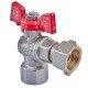Кран кутовий з накидною гайкою Koer KR.223 - 1/2" ГГБ (KR4773)