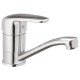 Смеситель для умывальника Haiba Magic 555 (15 см) с черной ручкой (HB0671) Смеситель для умывальника Haiba Magic 555 (15 см) с черной ручкой (HB0671)