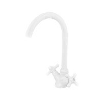 Смеситель для кухни Plamix Pablo-275 White (без подвода) (PM0669)