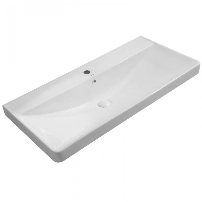 Раковина меблева MIXXUS PREMIUM STYLE-1504 1000х480х190mm з отвором під змішувач та переливом (MP6501)