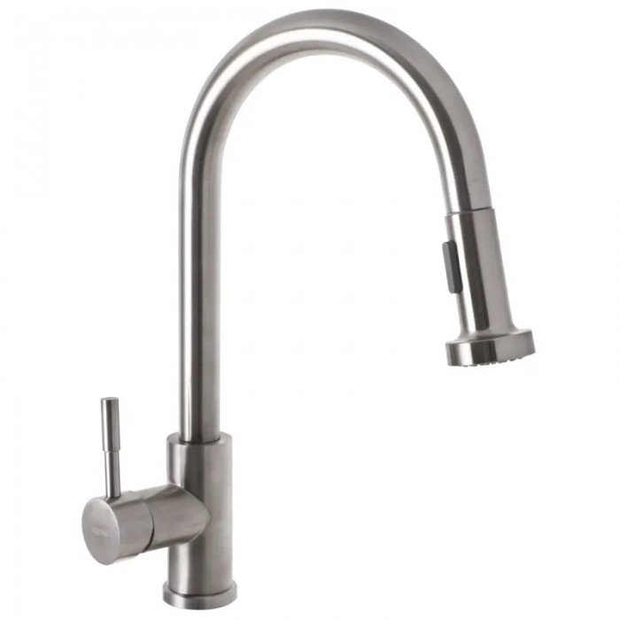 Смеситель для кухни Zerix LR76005-1 с выдвижной лейкой (LL1200) Смеситель для кухни Zerix LR76005-1 с выдвижной лейкой (LL1200)