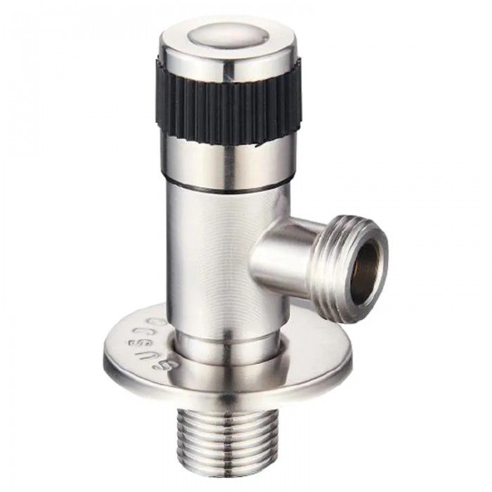 Кран для підключення сантехприладів з нерж. сталі SUS304 MIXXUS VAL-04-1/2x1/2 (MI6534) Кран для підключення сантехприладів з нерж. сталі SUS304 MIXXUS VAL-04-1/2x1/2 (MI6534)