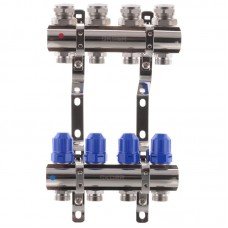 Колекторний блок з термостатіч. клапанами Koer KR.1100-04 1"x4 ways (KR2630)