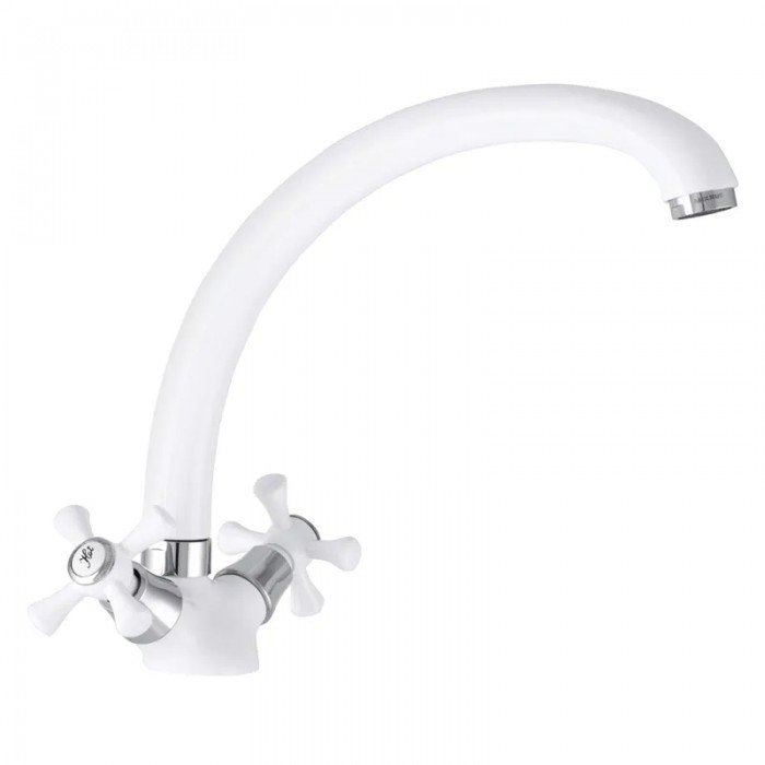 Кухонний змішувач білий MIXXUS Omega 273 (MI2766) Кухонний змішувач білий MIXXUS Omega 273 (MI2766)