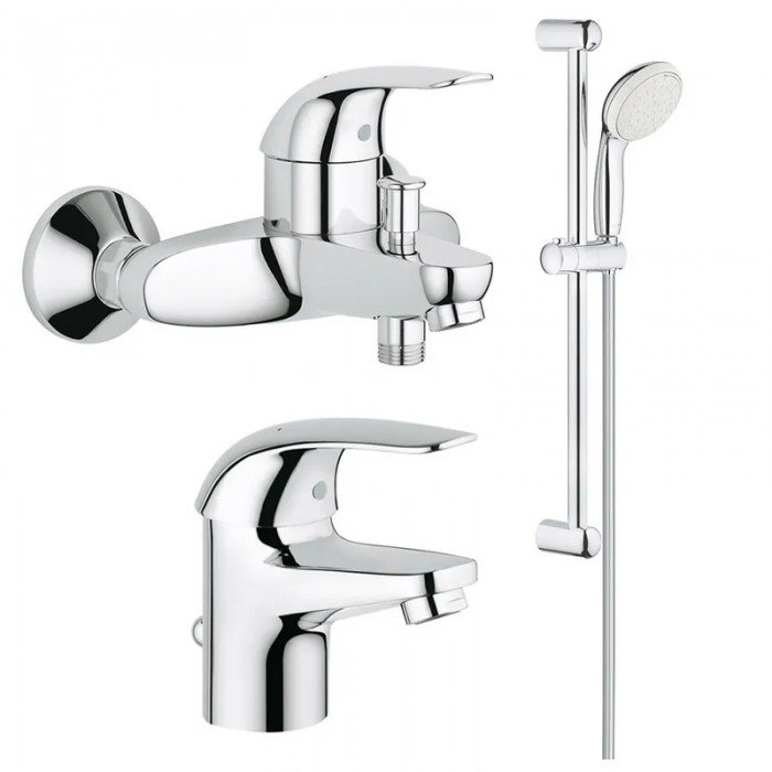 Набор смесителей Grohe Euroeco для ванной (123226S)