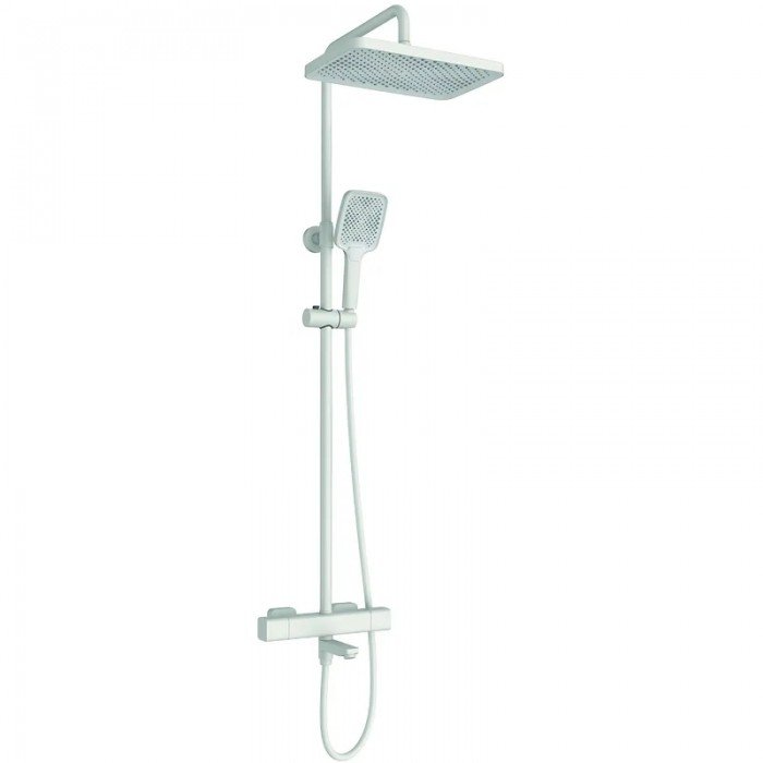 Душова колона Mixxus Premium VIRGO 009-J WHITE з термостичним змішувачем,3 функції (MI6648) Душова колона Mixxus Premium VIRGO 009-J WHITE з термостичним змішувачем,3 функції (MI6648)