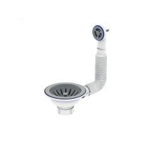 Выпуск резьбовой Zerix KS-02 3 1/2" с гибким круглым переливом (ZX5092) Выпуск резьбовой Zerix KS-02 3 1/2" с гибким круглым переливом (ZX5092)