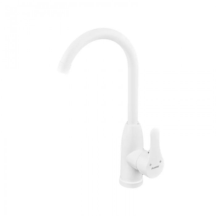 Смеситель для кухни Plamix Diego-011-B White (без подвода) (PM0658) Смеситель для кухни Plamix Diego-011-B White (без подвода) (PM0658)