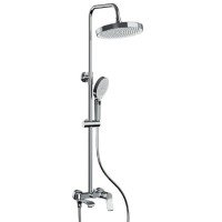 Душевая колонна Haiba Bolero 009-J со смесителем, душевой лейкой и удлинителем в комплекте (HB9579)