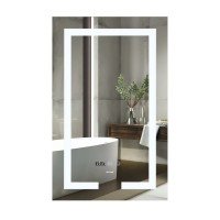 Дзеркало Mixxus HARD MR06-60x80-CASE з Led Touch, Anti-fog, димером, регулятором яскравості, годинником (MI