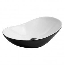 Раковина накладная Mixxus Premium WAVE-0105 WHITE-BLACK 620х360х160mm (MP6558) Раковина накладная Mixxus Premium WAVE-0105 WHITE-BLACK 620х360х160mm (MP6558)