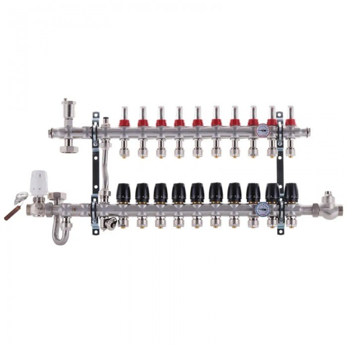 Колектор з вбудованим зміш. вузлом Koer KR.S1011-10 1 "х10 SUS304 і євроконус 3/4-16 (KR2933) Колектор з вбудованим зміш. вузлом Koer KR.S1011-10 1 "х10 SUS304 і євроконус 3/4-16 (KR2933)