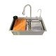 Мойка многофункциональная Zerix ZH7546-SET-06.SUS304 DECOR со встроенным смесителем (ZX5682) Мойка многофункциональная Zerix ZH7546-SET-06.SUS304 DECOR со встроенным смесителем (ZX5682)