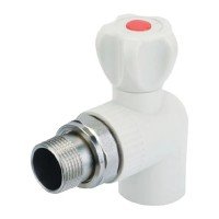 Кран радиаторный 20x1/2 угловой PPR Koer K0157.PRO (KP0201) Кран радиаторный 20x1/2 угловой PPR Koer K0157.PRO (KP0201)