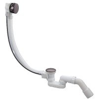 Сифон для ванни Koer BD-04-07 напівавтоматичний з переливом, без ревізії (Колір графітовий) 1 1/2'' (KR5444) Сифон для ванни Koer BD-04-07 напівавтоматичний з переливом, без ревізії (Колір графітовий) 1 1/2'' (KR5444)