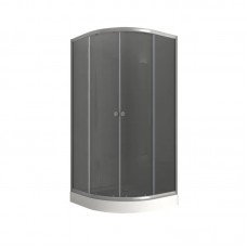 Душевая кабина с низким поддоном Mixxus PLAIN SCT02-90x90x195-GR SATIN серое тонированное стекло 4м Душевая кабина с низким поддоном Mixxus PLAIN SCT02-90x90x195-GR SATIN серое тонированное стекло 4м