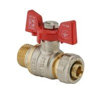 Кран кульовий Koer Wing 16x1/2M (KR.351) (LL1656)