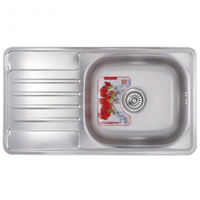 Мойка кухонная Zerix Z7642-08-180D (decor) (ZX1603) Мойка кухонная Zerix Z7642-08-180D (decor) (ZX1603)
