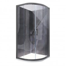 Душевая кабина без поддона Koer SR SC04-90x90x195-TR-07 прозрачное стекло Easy Clean 5мм, графит (K Душевая кабина без поддона Koer SR SC04-90x90x195-TR-07 прозрачное стекло Easy Clean 5мм, графит (K