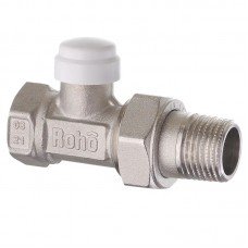 Кран радиаторный Roho R5260-050 - 1/2" прямой (RO0134)