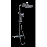 Душова колона з термостатичним змішувачем Mixxus Premium SPACE-009-J Graphite, 3 режими (MI6542) Душова колона з термостатичним змішувачем Mixxus Premium SPACE-009-J Graphite, 3 режими (MI6542)