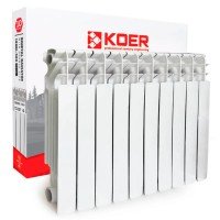 Радіатор секційний KOER 100 Bimetal-500 ROYAL (KR4957) / Ціна за 1 секцію