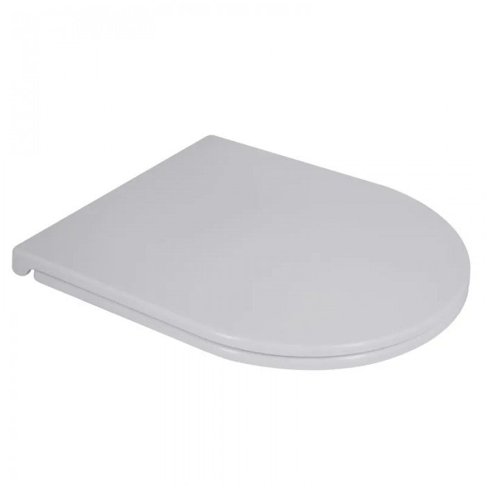 Сидение-крышка для унитаза Mixxus Premium SEAT COVER ELLIPSE-WAVE-2001 с микролифтом 428х361х50mm (