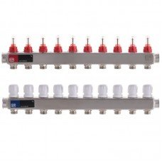 Коллекторный блок с расxодомерами Europroduct EP.S1110-10 1"x10 (EP4986)