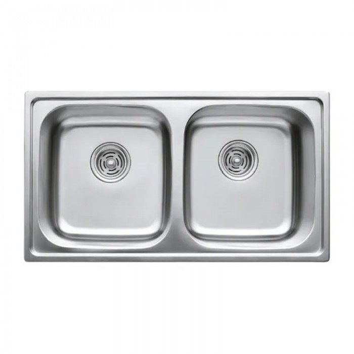 Мийка кухонна Haiba 78x43 Double (Satin) (HB0569) Мийка кухонна Haiba 78x43 Double (Satin) (HB0569)