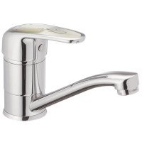 Смеситель для умывальника Haiba Magic 555 (15 см) с серой ручкой (HB0670) Смеситель для умывальника Haiba Magic 555 (15 см) с серой ручкой (HB0670)