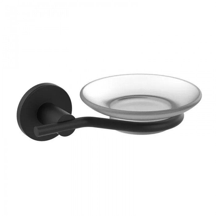 Мыльница настенная Zerix Delux M1302A Black (ZX4646) Мыльница настенная Zerix Delux M1302A Black (ZX4646)