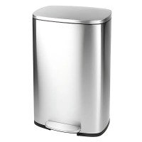 Мусорное ведро с плавным закрытием прямоугольное Mixxus Bevel-TC0112 SS Color 12л цвет нержавейка ( Мусорное ведро с плавным закрытием прямоугольное Mixxus Bevel-TC0112 SS Color 12л цвет нержавейка (