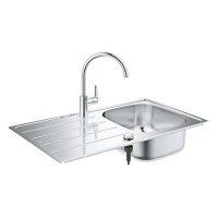 Комплект кухонной мойки и смесителя Grohe K200 (31562SD1) Комплект кухонной мойки и смесителя Grohe K200 (31562SD1)