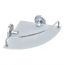 Полиця кутова з обмежувачем (скло) Zerix AFB-0107-1 (ZX5073)