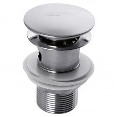 Донный клапан для раковины с переливом Zerix LR65-2 автоматический (Click-Clack) (Цвет хром) 1 1/4' Донный клапан для раковины с переливом Zerix LR65-2 автоматический (Click-Clack) (Цвет хром) 1 1/4'