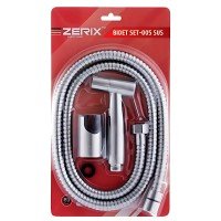 Набір для гігієнічного душу Zerix BIDET SET-005.SUS із нержавіючої сталі SUS304 упаковка блістер Набір для гігієнічного душу Zerix BIDET SET-005.SUS із нержавіючої сталі SUS304 упаковка блістер