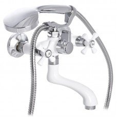 Смеситель для ванны Mixxus Omega 142 White (MI2769) Смеситель для ванны Mixxus Omega 142 White (MI2769)
