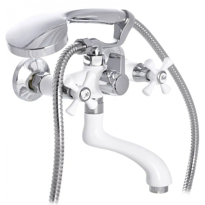 Смеситель для ванны Mixxus Omega 142 White (MI2769) Смеситель для ванны Mixxus Omega 142 White (MI2769)